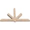 Ekena Millwork Kennewick Smooth Timber Gable Bracket, Douglas Fir, 84"W x 53"H x 5 1/2"D x 5 1/2"F, 15/12 Pitch GBW084X53X0606KEN00SDF - alternate 2